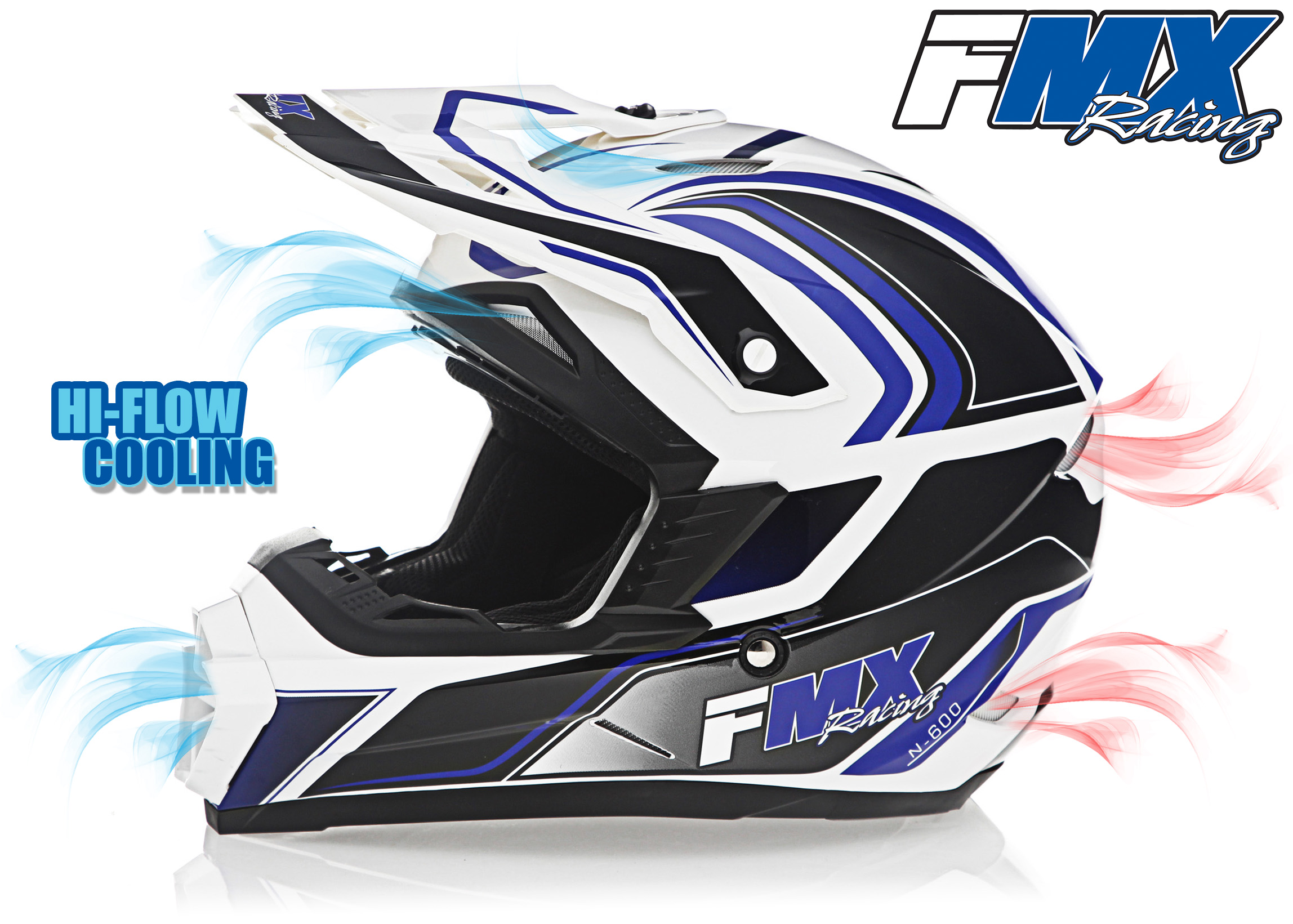 FMX Motocross Dirt Bike Off-Road ATV DOT Helmet - Picture 19 of 58