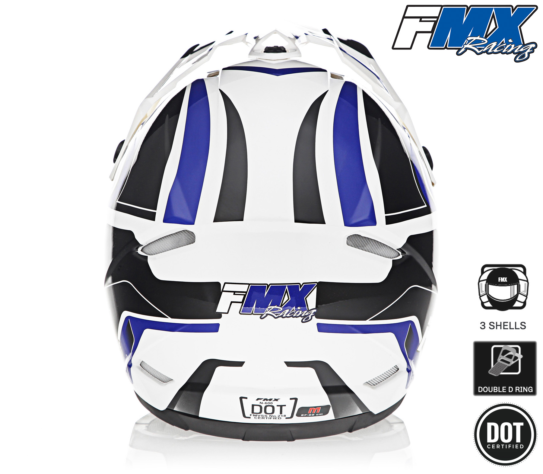 FMX Motocross Dirt Bike Off-Road ATV DOT Helmet - Picture 21 of 58