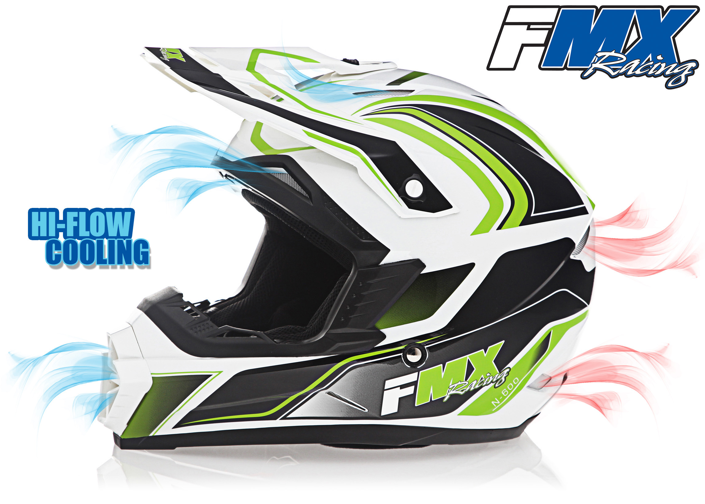 FMX Motocross Dirt Bike Off-Road ATV DOT Helmet - Picture 26 of 58