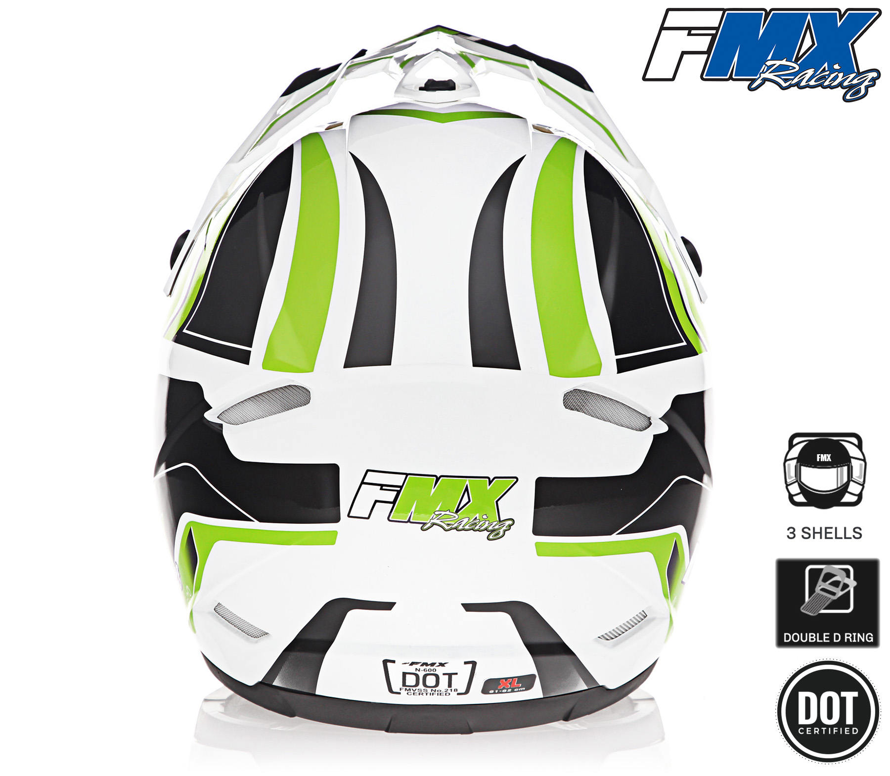 FMX Motocross Dirt Bike Off-Road ATV DOT Helmet - Picture 28 of 58