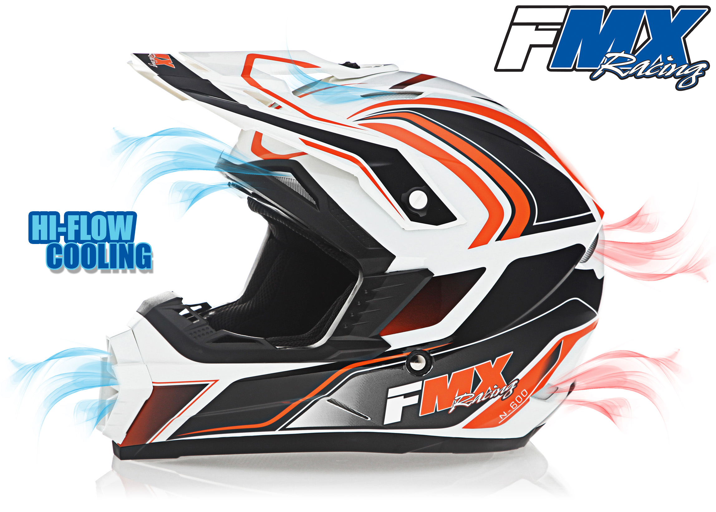 FMX Motocross Dirt Bike Off-Road ATV DOT Helmet - Picture 33 of 58