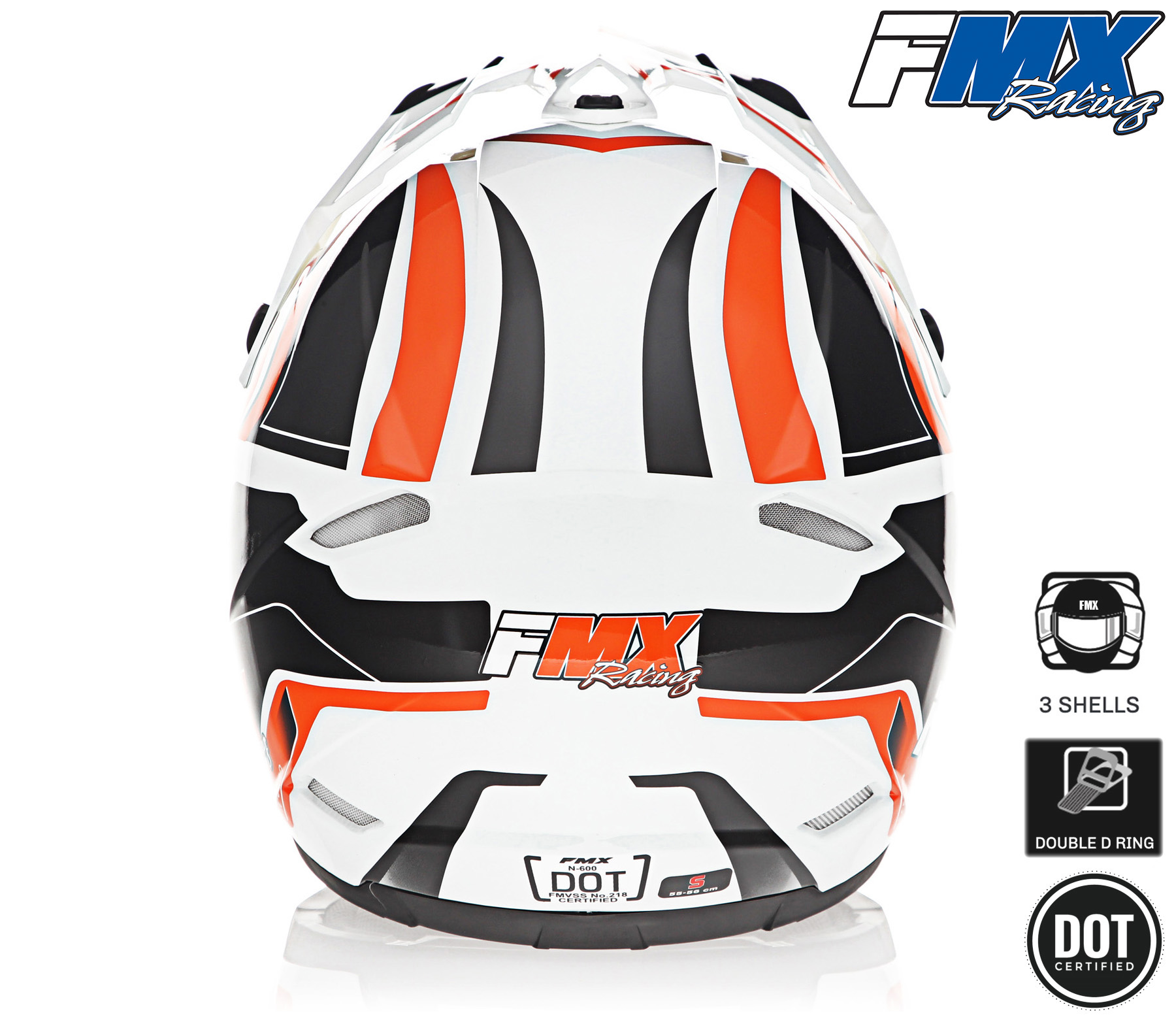 FMX Motocross Dirt Bike Off-Road ATV DOT Helmet - Picture 35 of 58