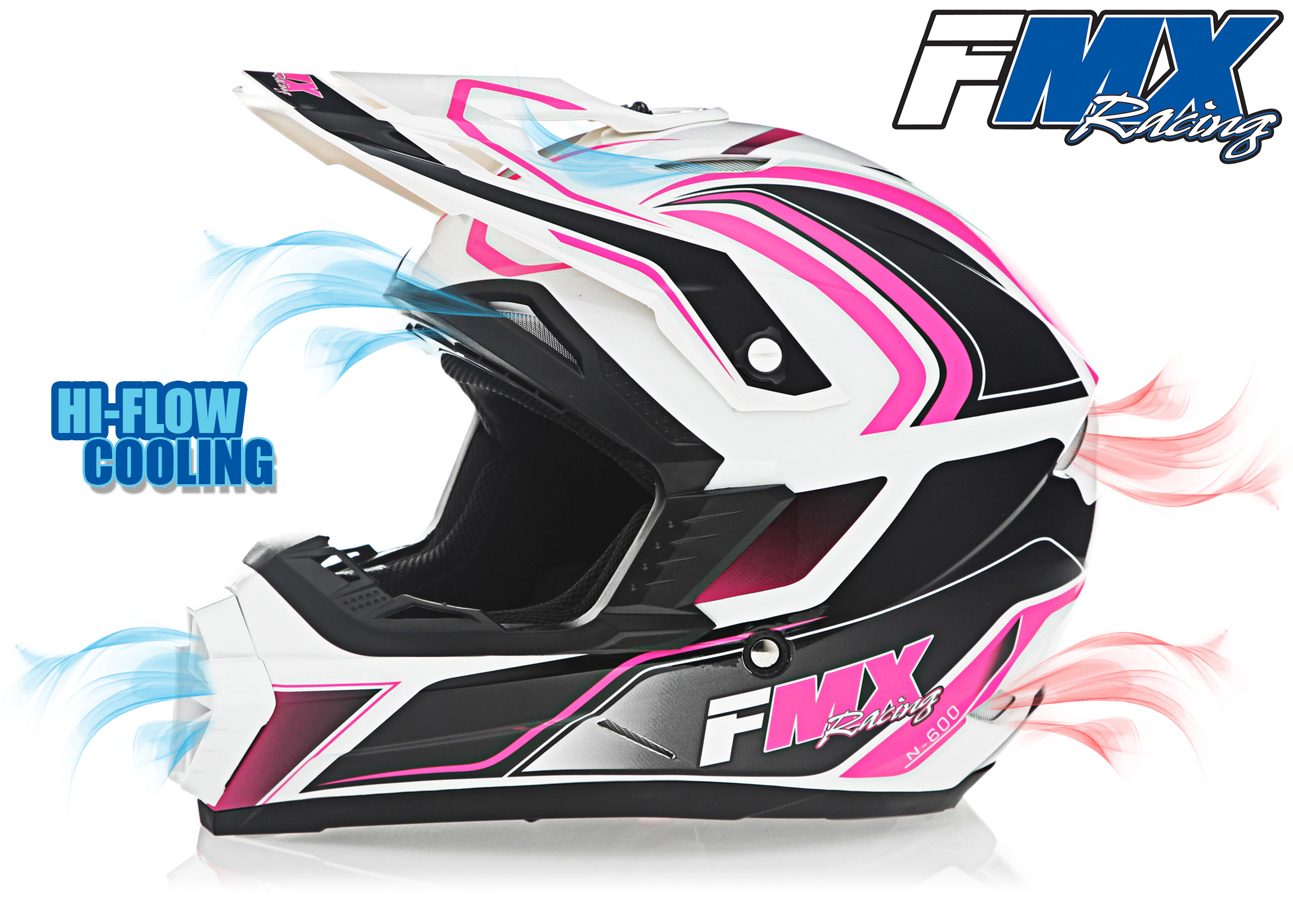 FMX Motocross Dirt Bike Off-Road ATV DOT Helmet - Picture 40 of 58