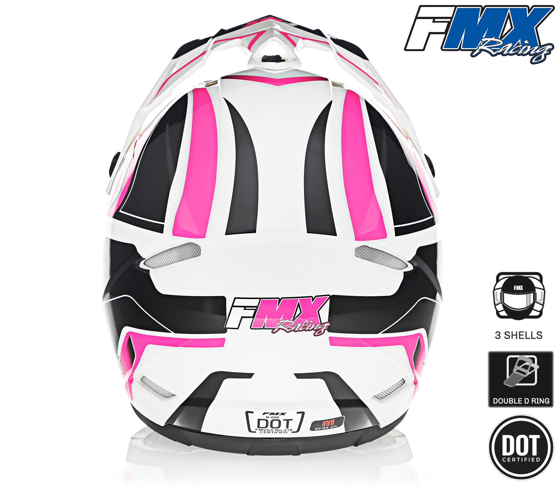 FMX Motocross Dirt Bike Off-Road ATV DOT Helmet - Picture 42 of 58