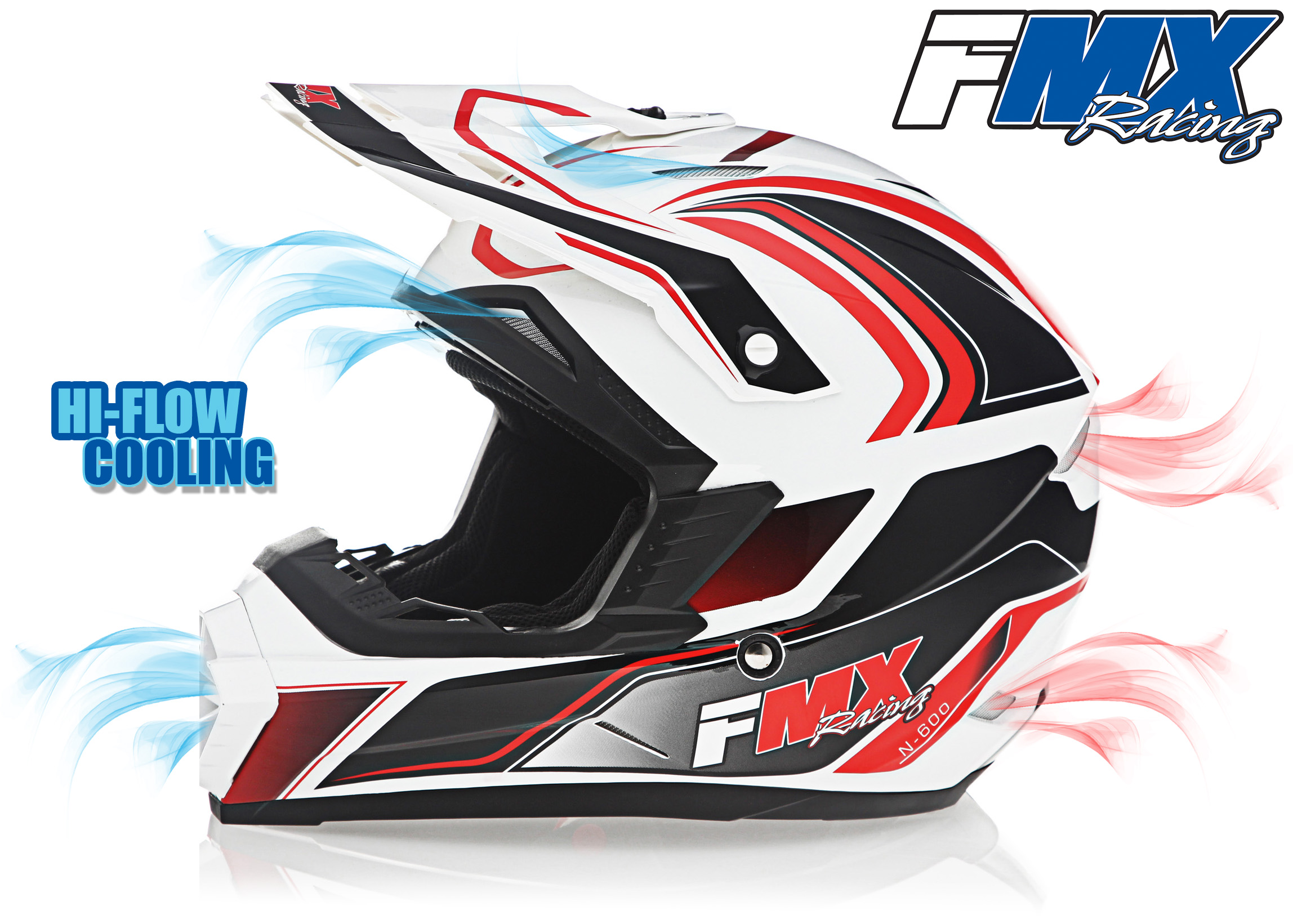 FMX Motocross Dirt Bike Off-Road ATV DOT Helmet - Picture 47 of 58