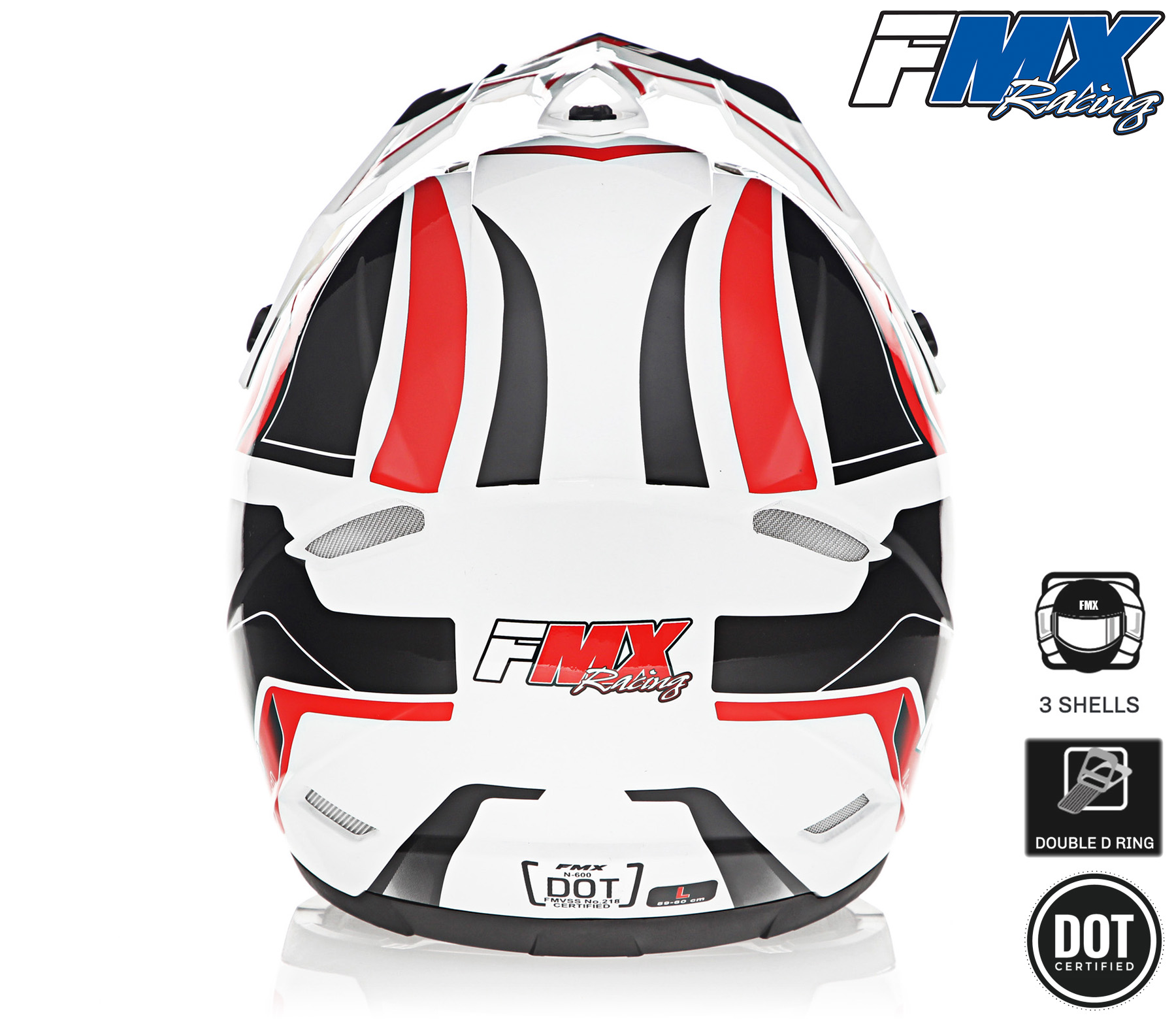 FMX Motocross Dirt Bike Off-Road ATV DOT Helmet - Picture 49 of 58