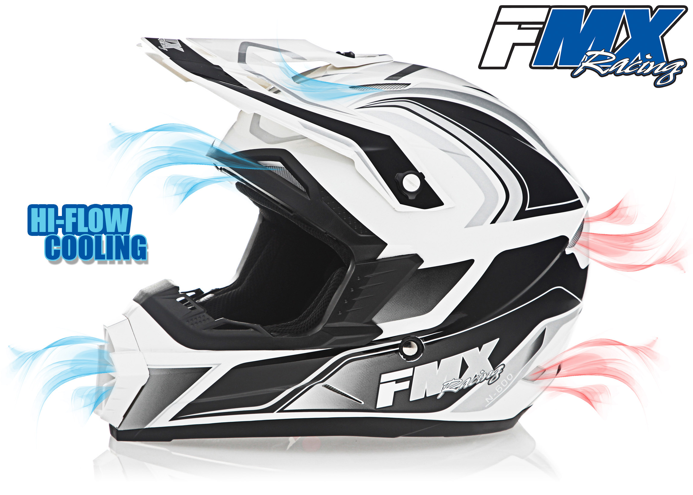 FMX Motocross Dirt Bike Off-Road ATV DOT Helmet - Picture 54 of 58