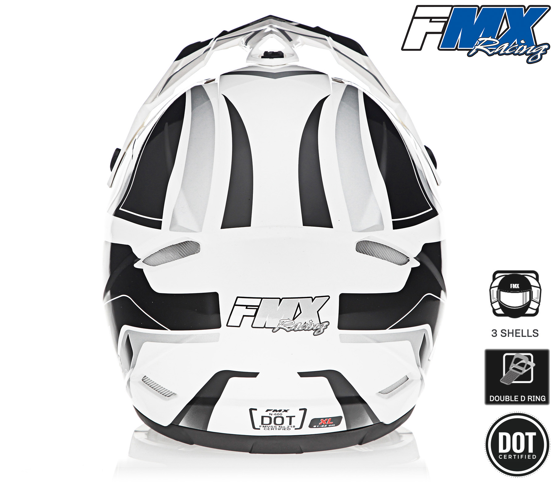 FMX Motocross Dirt Bike Off-Road ATV DOT Helmet - Picture 56 of 58