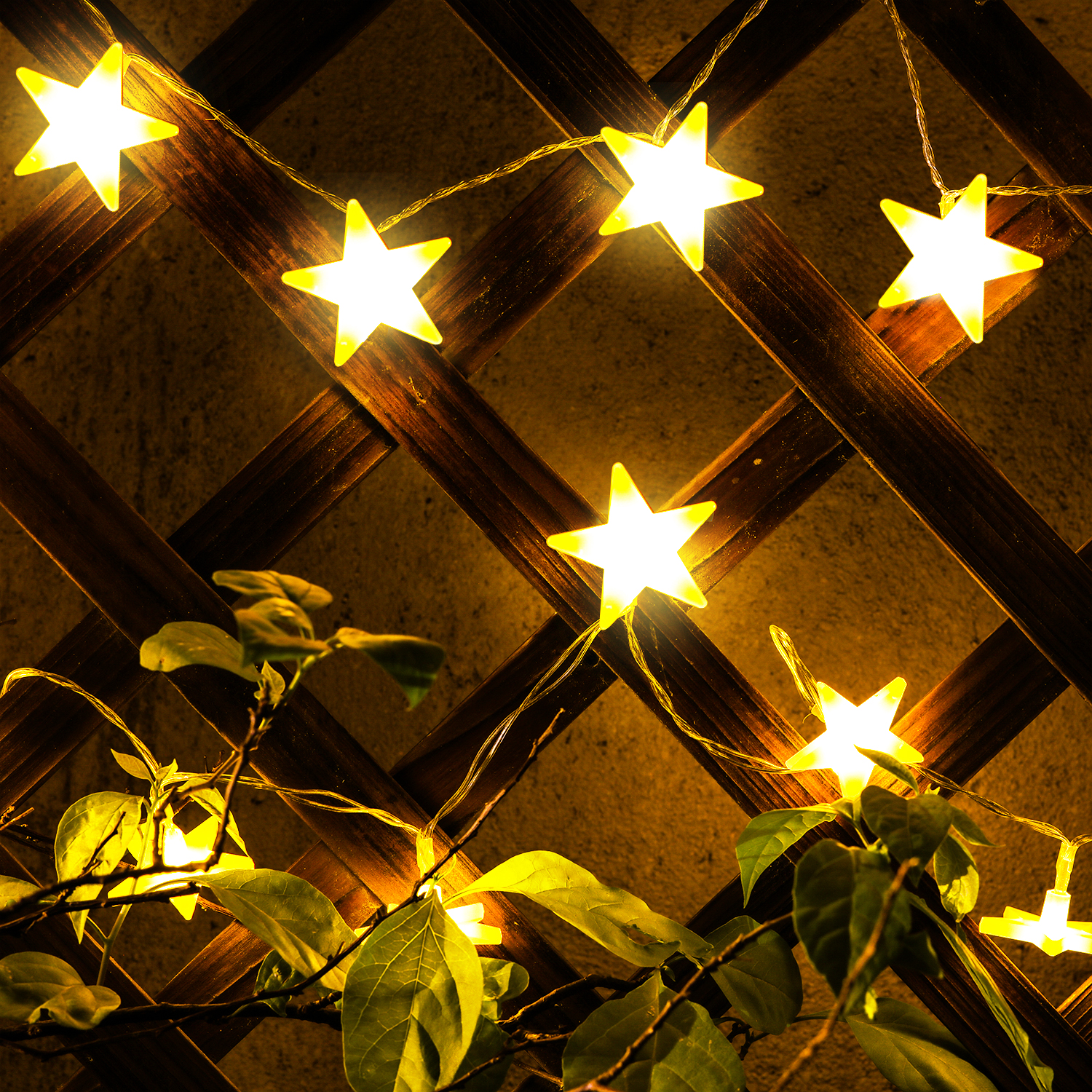 10ft 30 LED Lights Star Fairy Lights Battery Operated Star String Lights Funny eBay