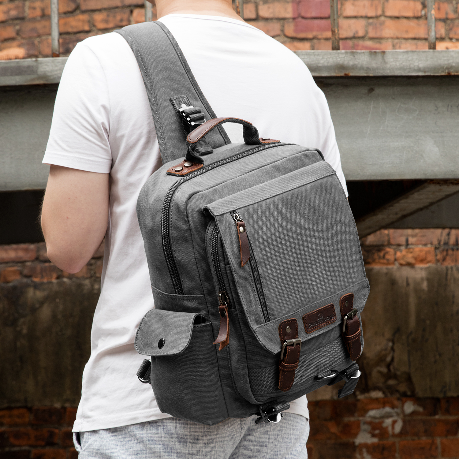 over the shoulder hiking bag