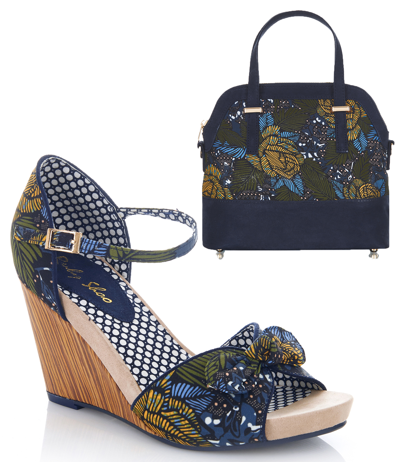 fabric wedge sandals