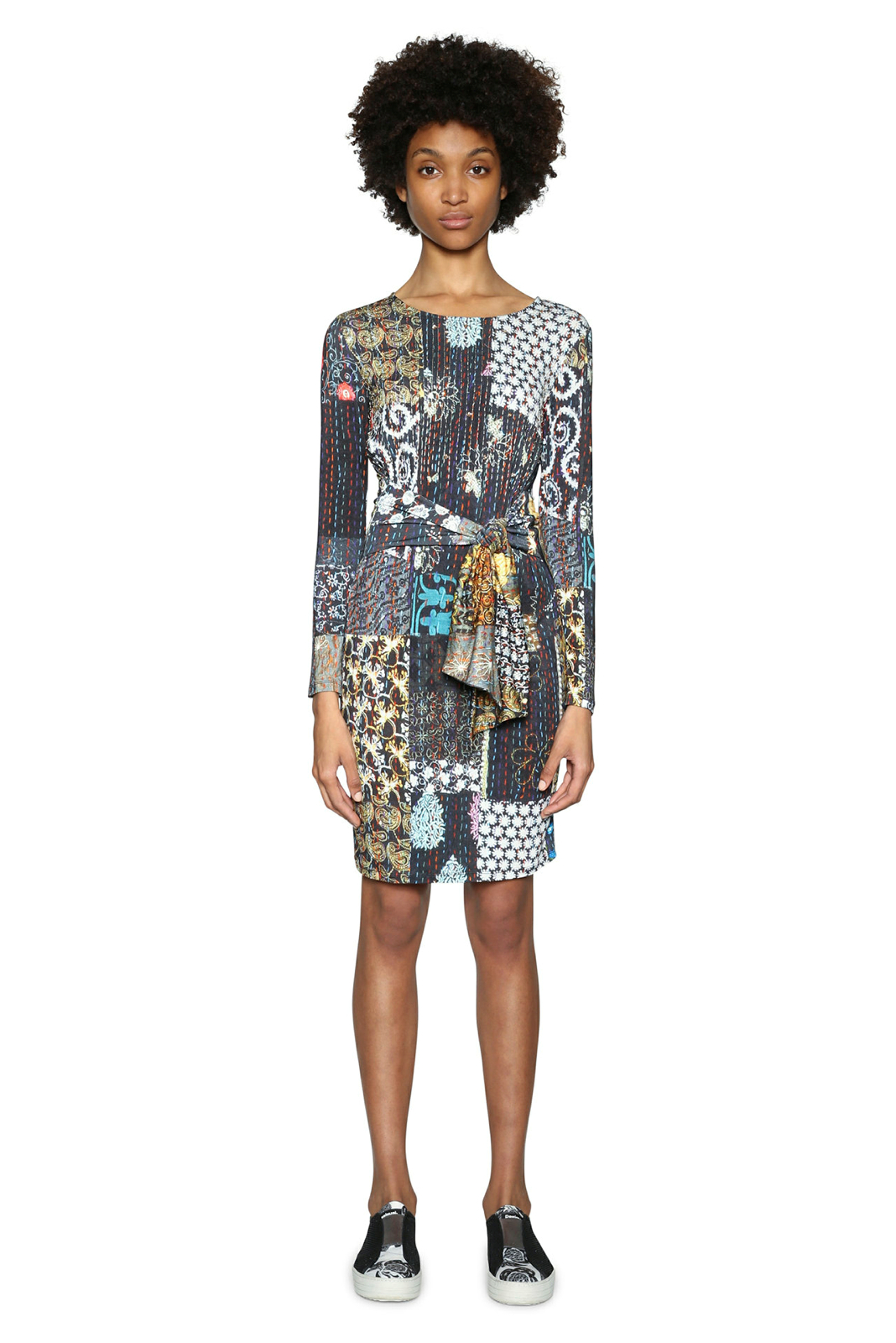 Desigual Turquoise Underwater Floaty Stretchy Rara Dress XS-XXL UK 8-18 RRP£84