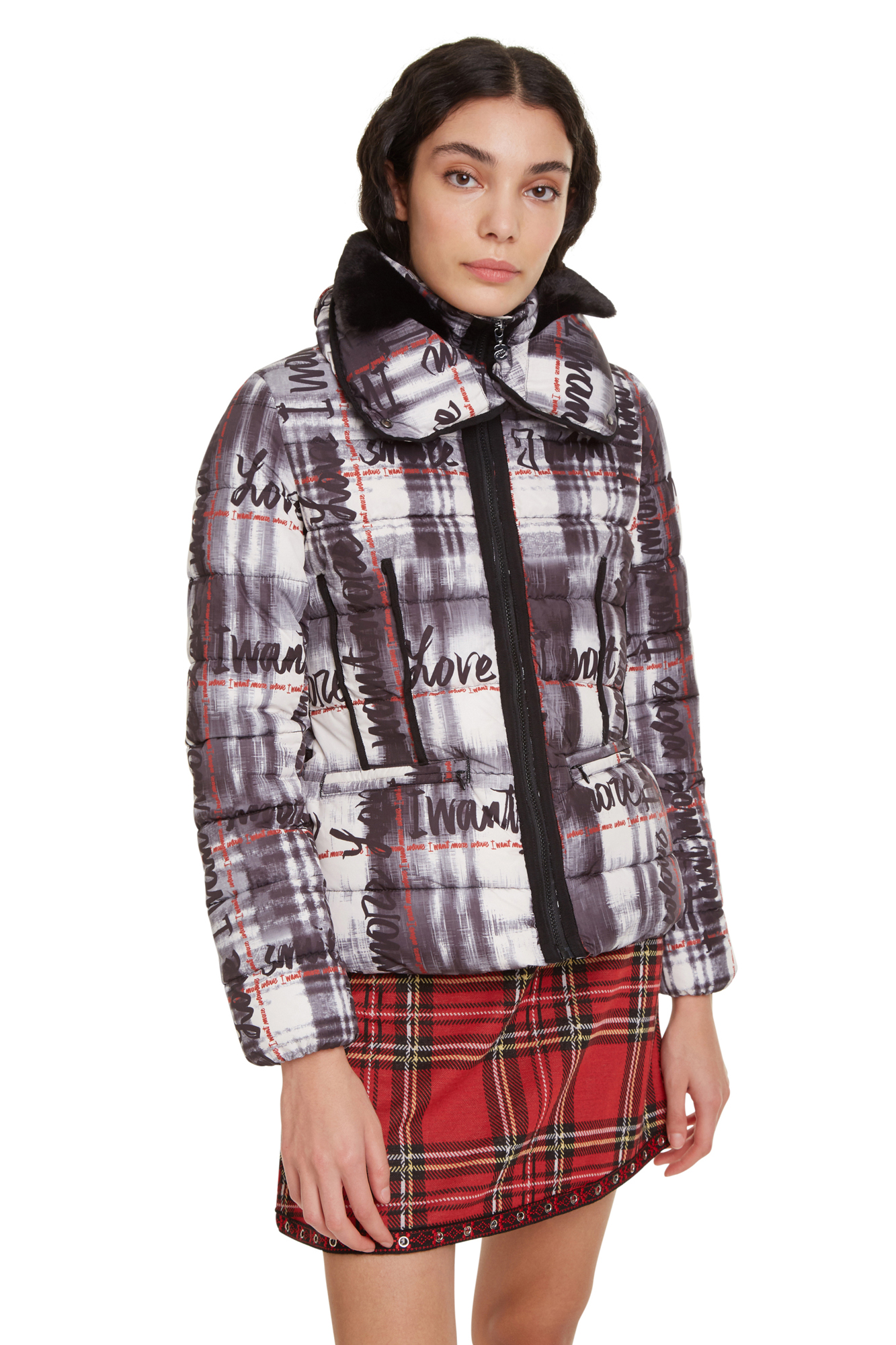 tartan coat womens