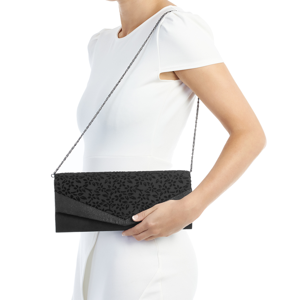 Shoo Pochette Ivy New busta scuro visone Nero busta blu Rosso blu di con rossa Ruby 0gdBZgH