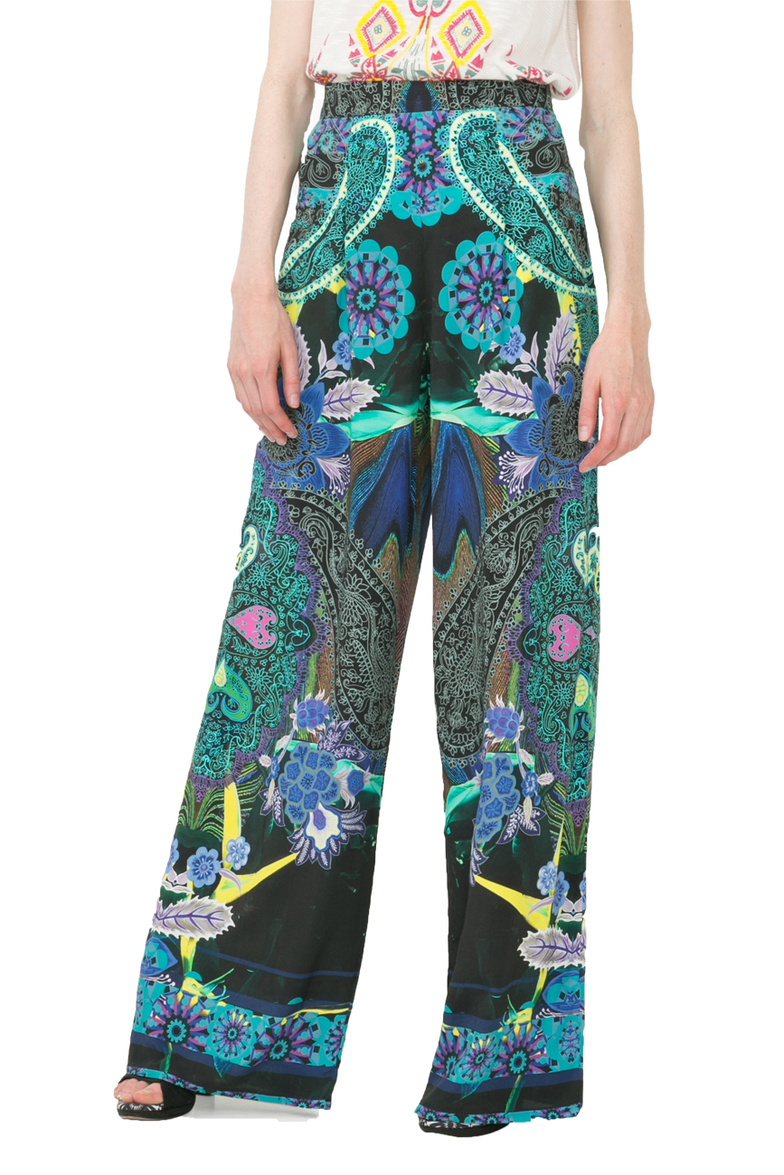 Desigual Wide Leg Loose Briss Patterned Trousers XS-XL UK 8-16 RRP�119