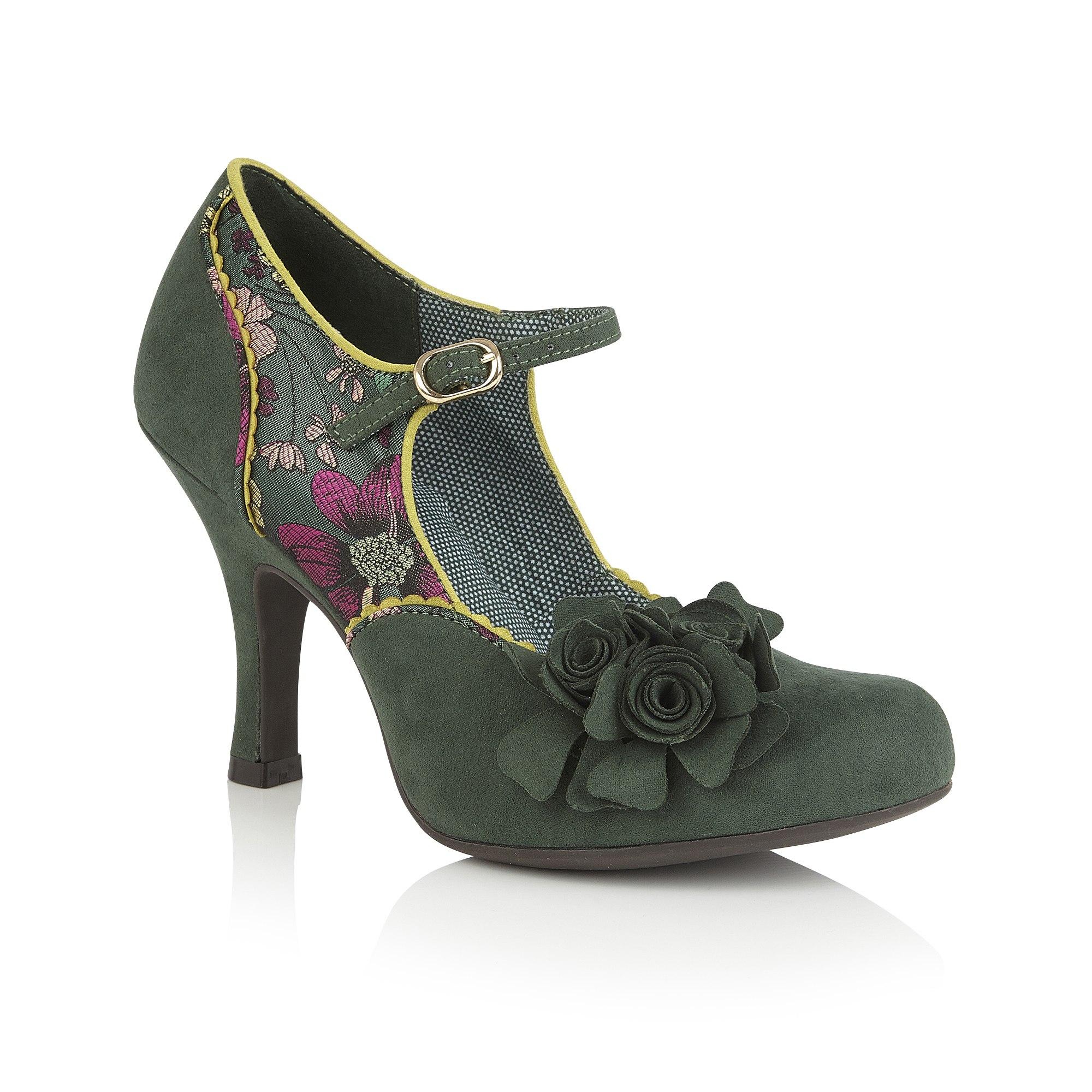 green mary jane shoes