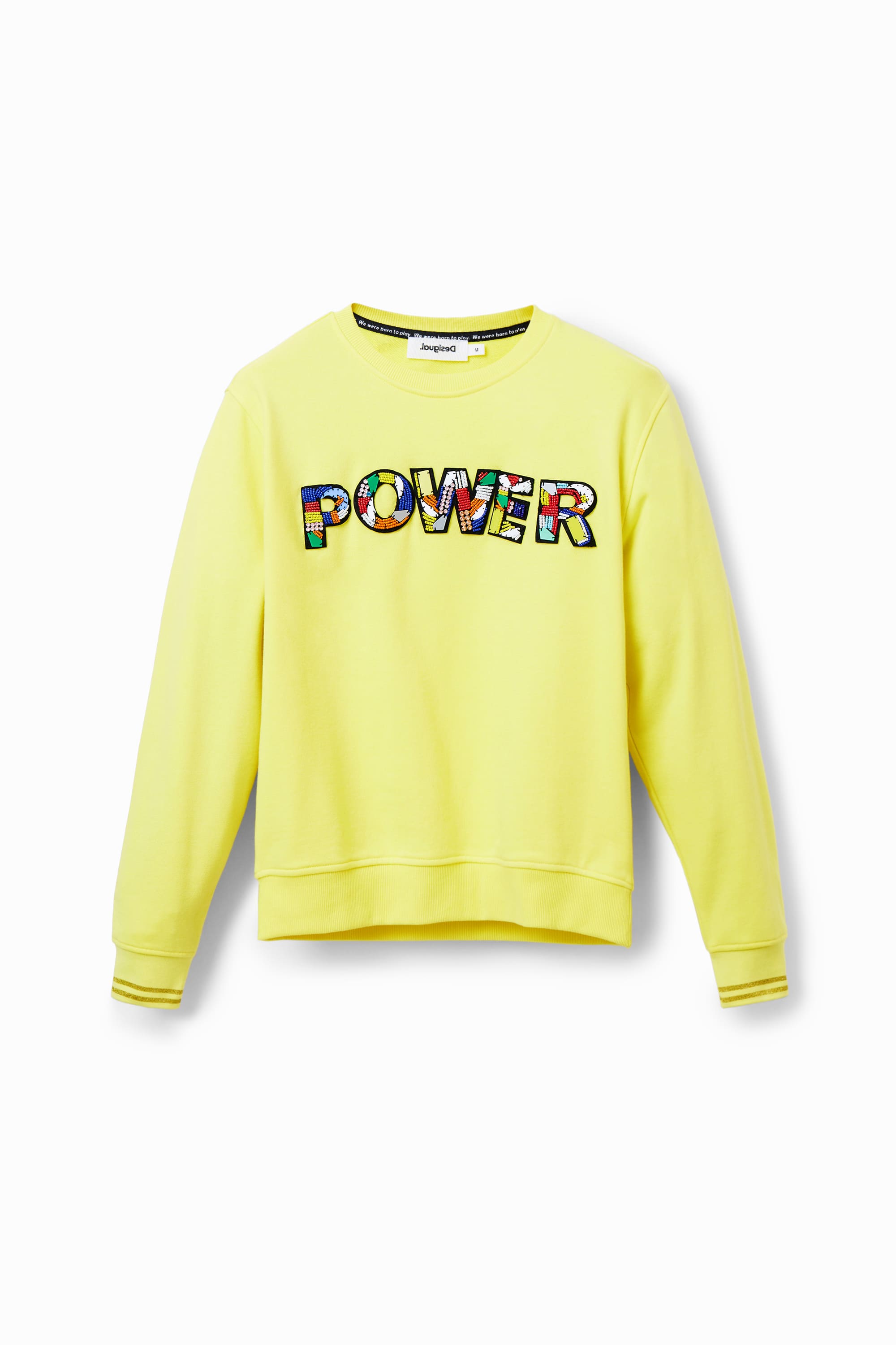 Desigual Power Logo Beaded Sweatshirt 23SWSK01 1000 - Bild 11 von 11