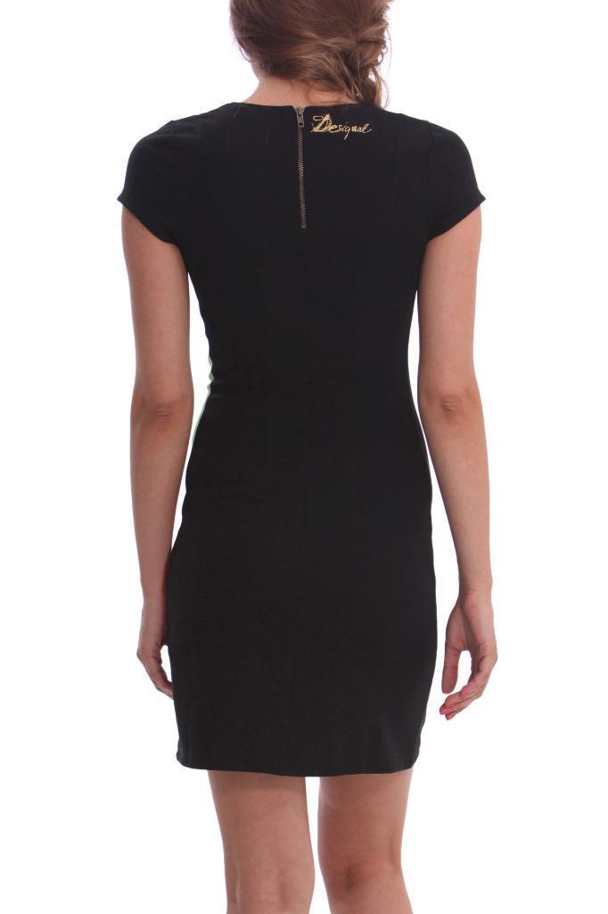 desigual dani dress s-xxl 10-18 rrp99 pink white black geometric