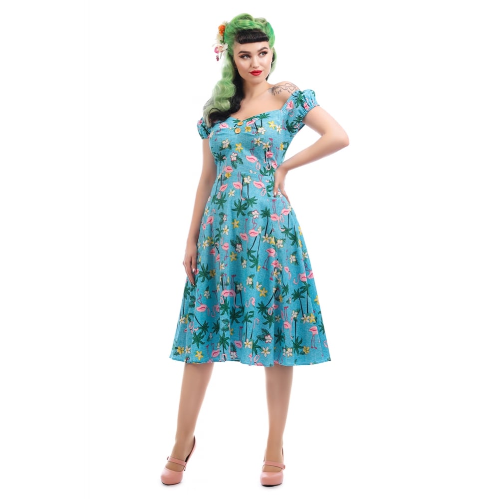 flamingo sundress