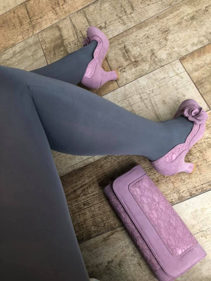 coloured winter tights