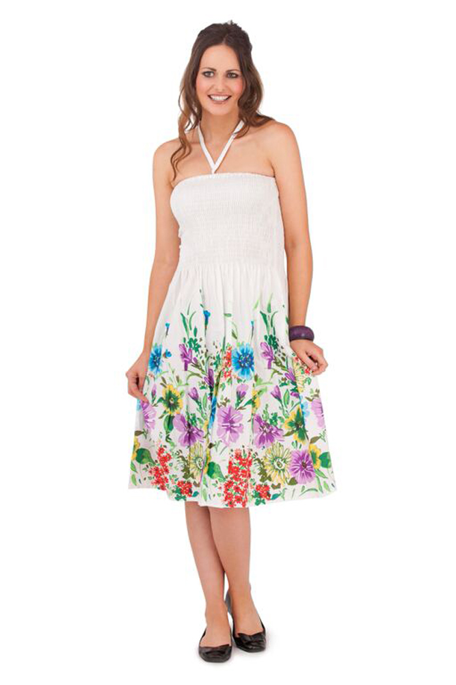 strapless sun dresses uk