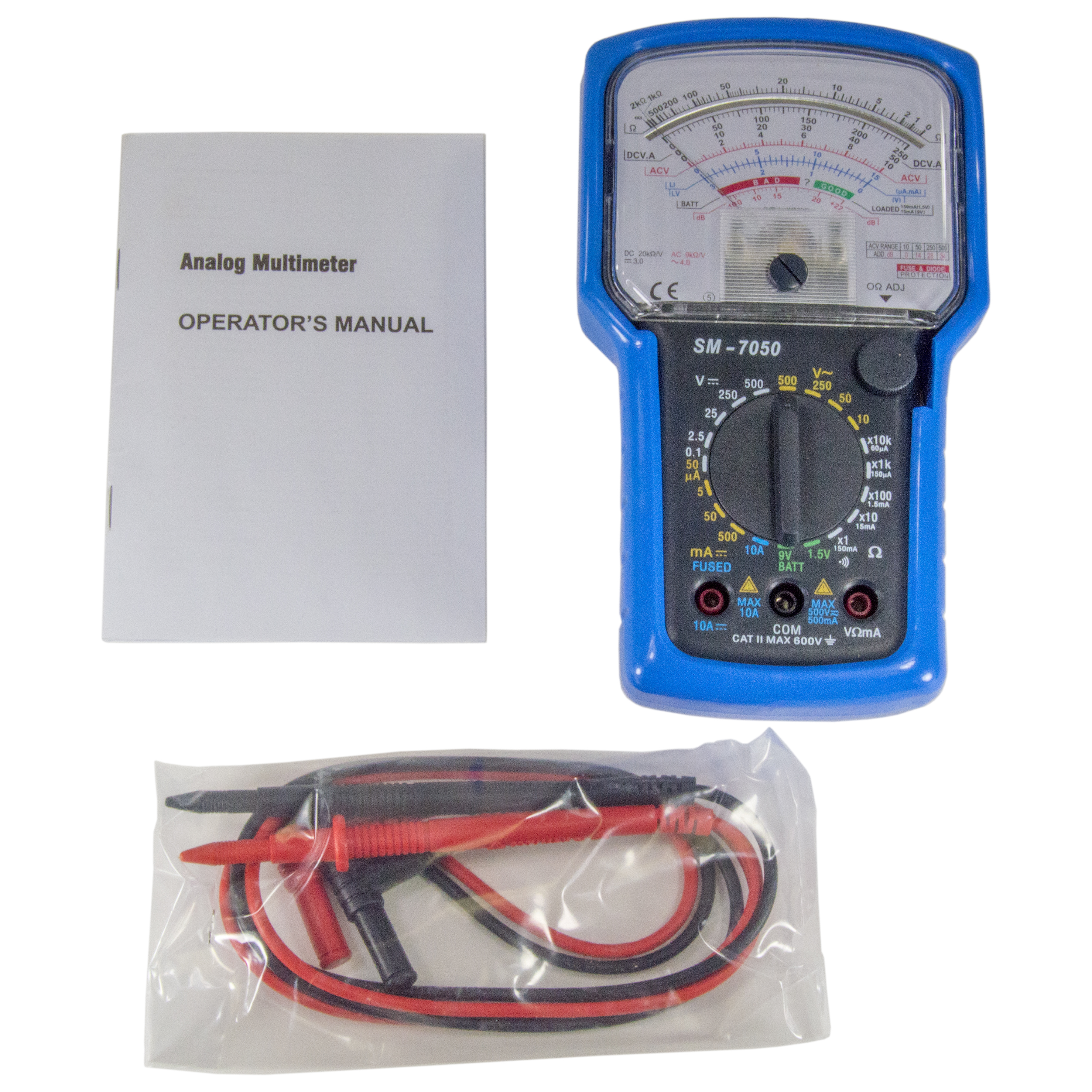 New DE-960TR Range AC DC Pointer Type Analog Meter Multimeter Voltmeter Tester