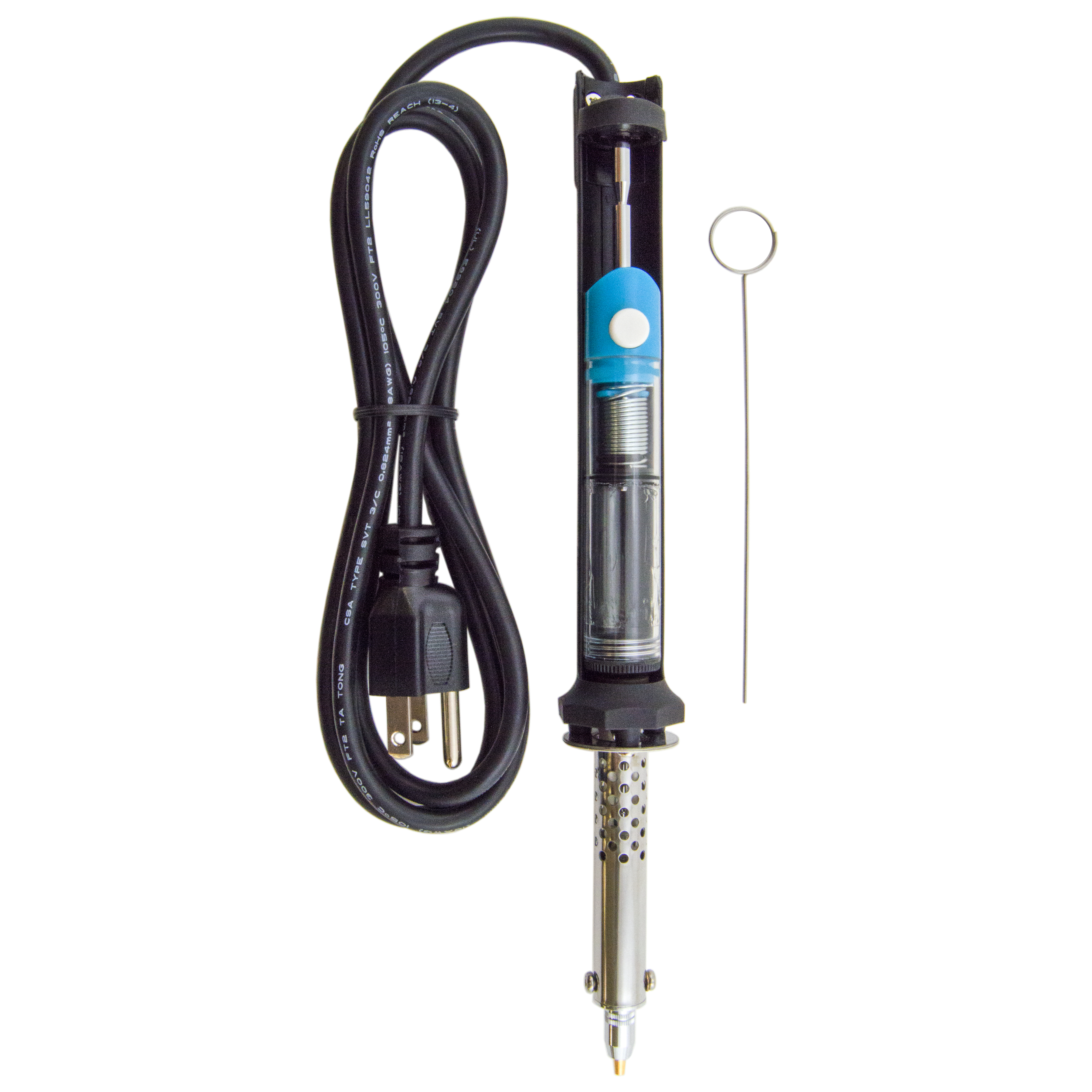 Electric Desoldering Tool with Long Life Tip and 5 Foot Power Cord UL