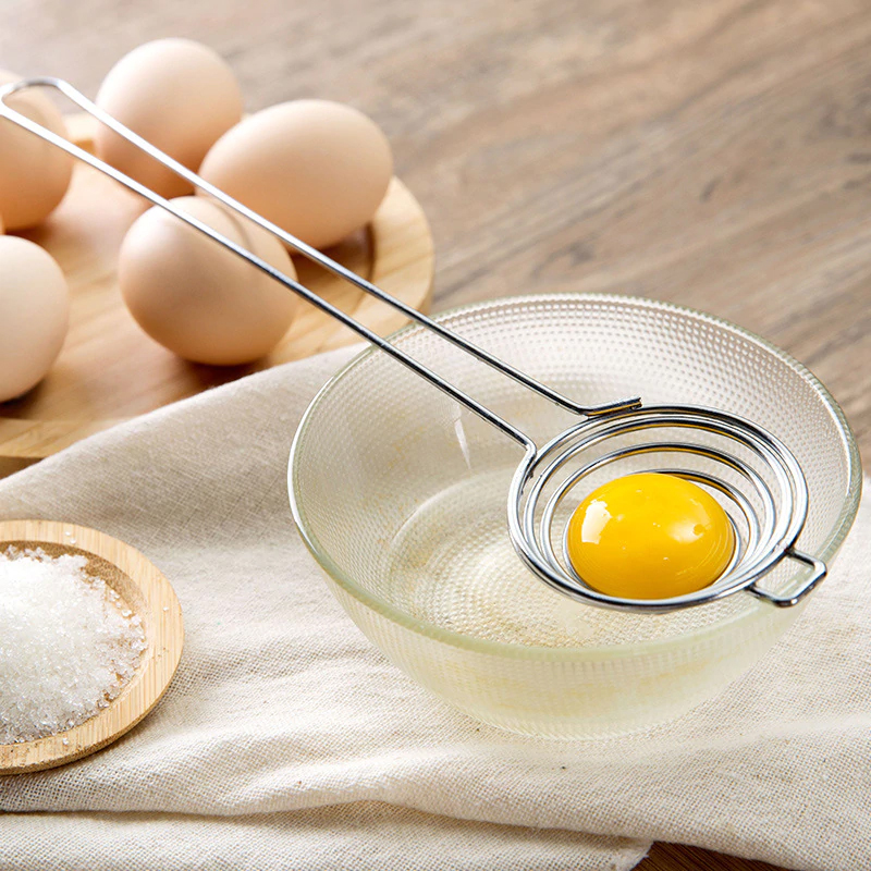 Stainless Steel Egg Separator Dishwasher Safe Yolk Remover
