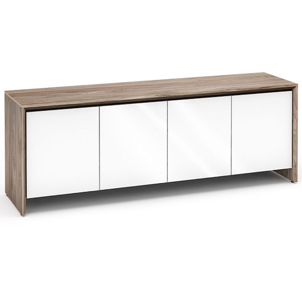 Salamander Designs Barcelona 247 Quad-Width AV Cabinet Natural Walnut