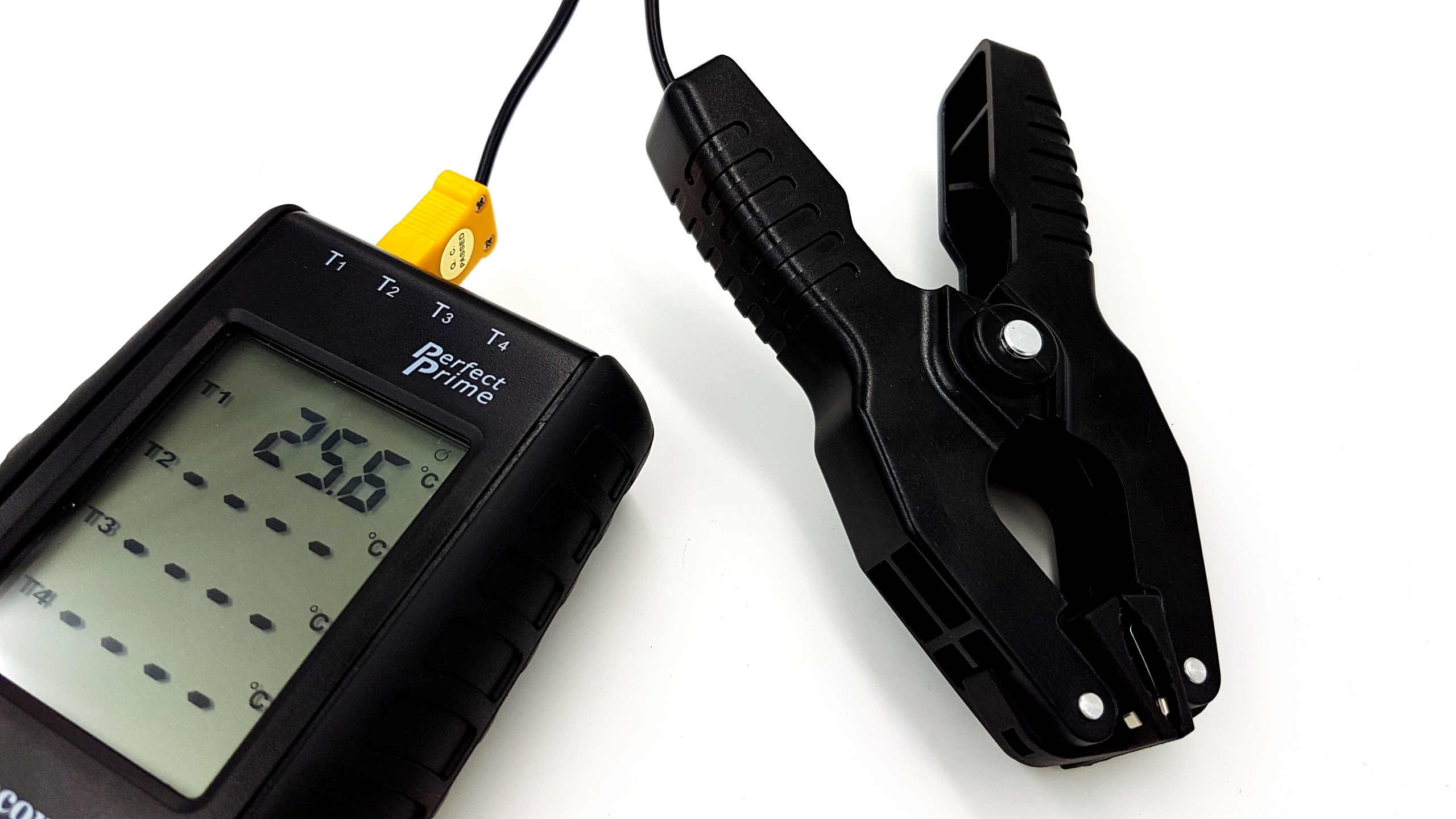 Pipe Clamp Temperature Thermometer Lead KType Probe Thermocouple