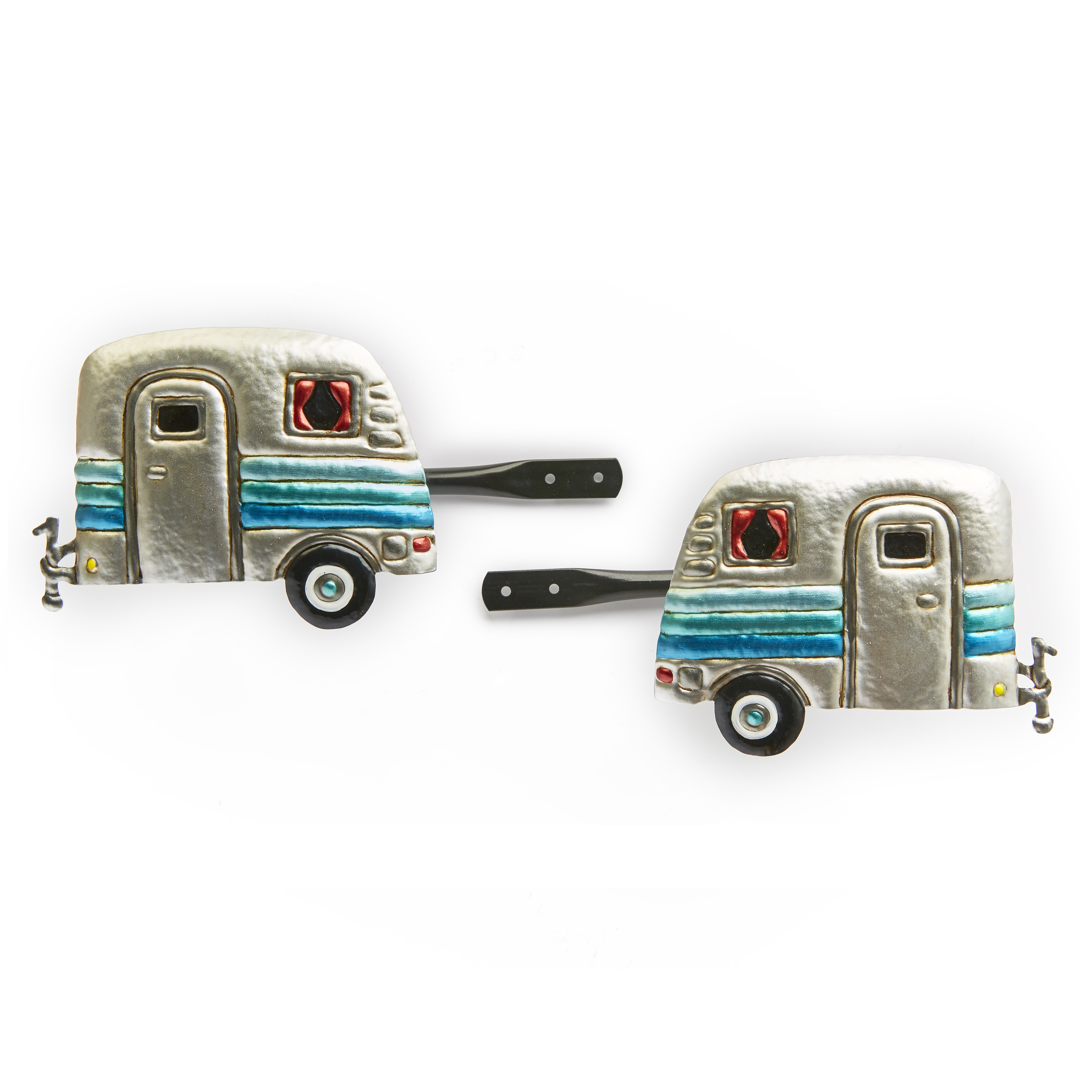 Retro Camper Curtain Tie Backs Novelty Clip Holds Set Of 2 Ebay