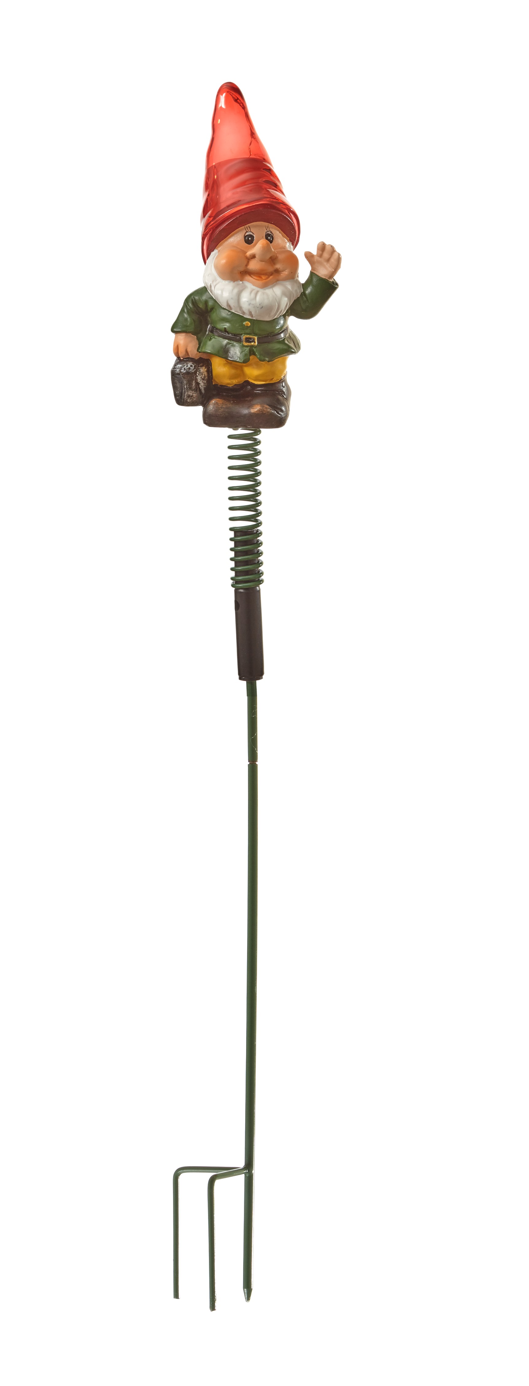 Solar Powered LED Garden Gnome Stake with Lighted Hat | eBay