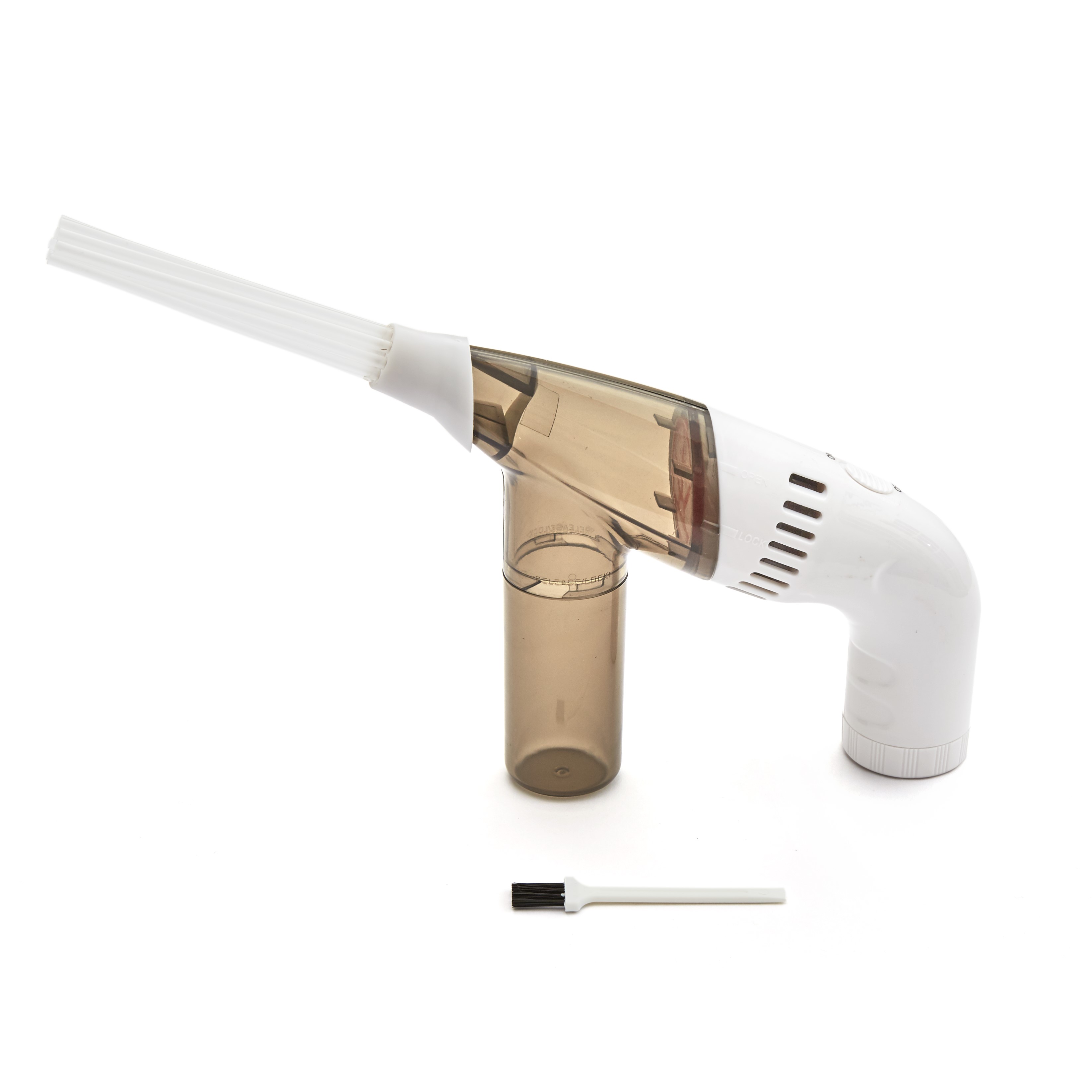 Mini Desktop Vacuum for Computer Keyboards, Drawers with Attachment