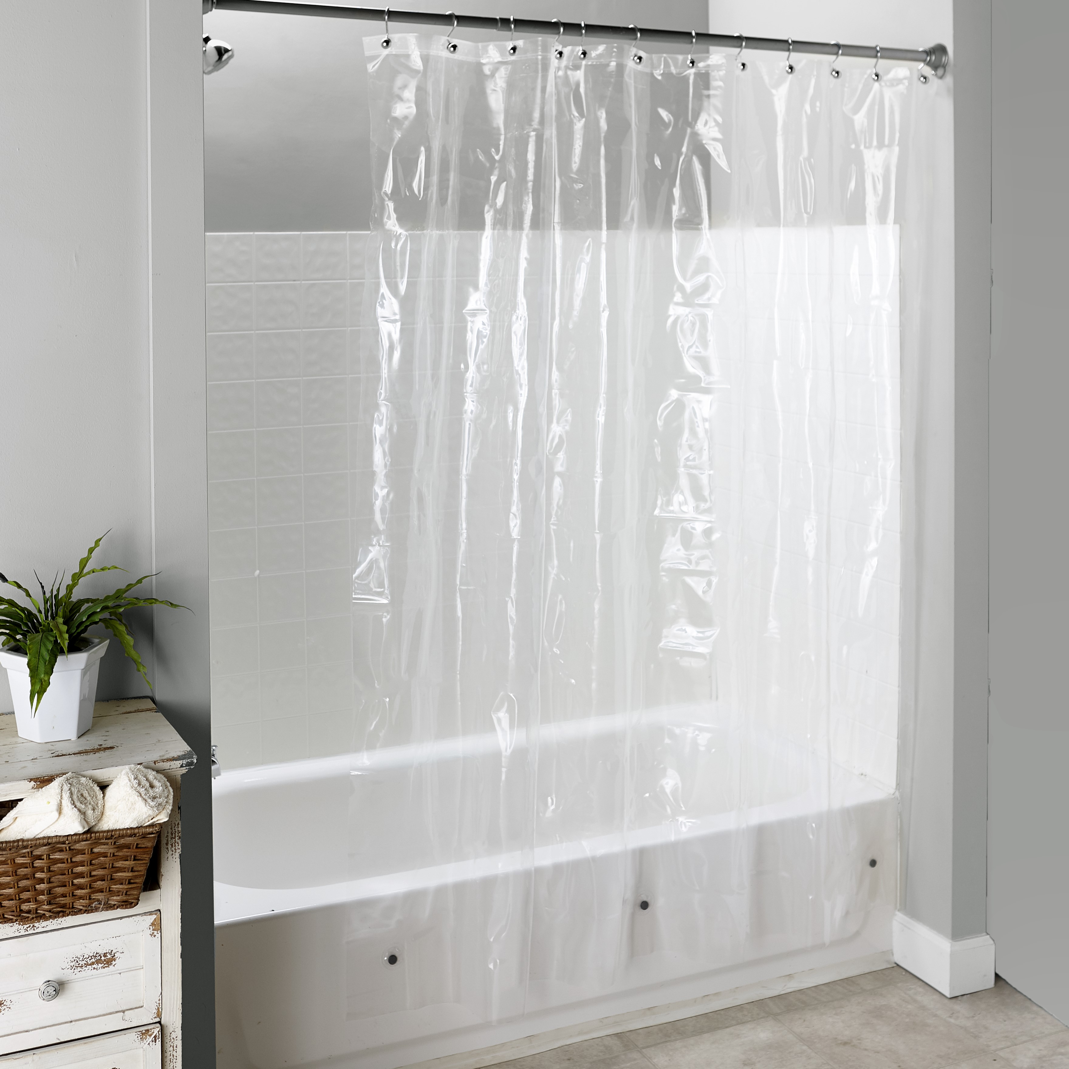 Maytex Heavy Weight 8 Gauge 100 Eva Shower Liner 70" X 71" Clear for sale online | eBay