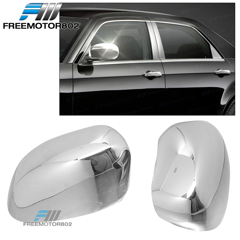 Fit 05-10 Chrysler 300 300C Dodge Magnum Charger Chrome Mirror Covers