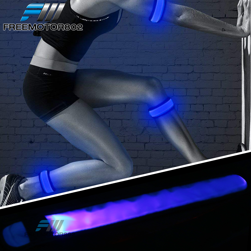 LED Slap Armband Lights Strap Glow Band for Night Running Sports 35cm
