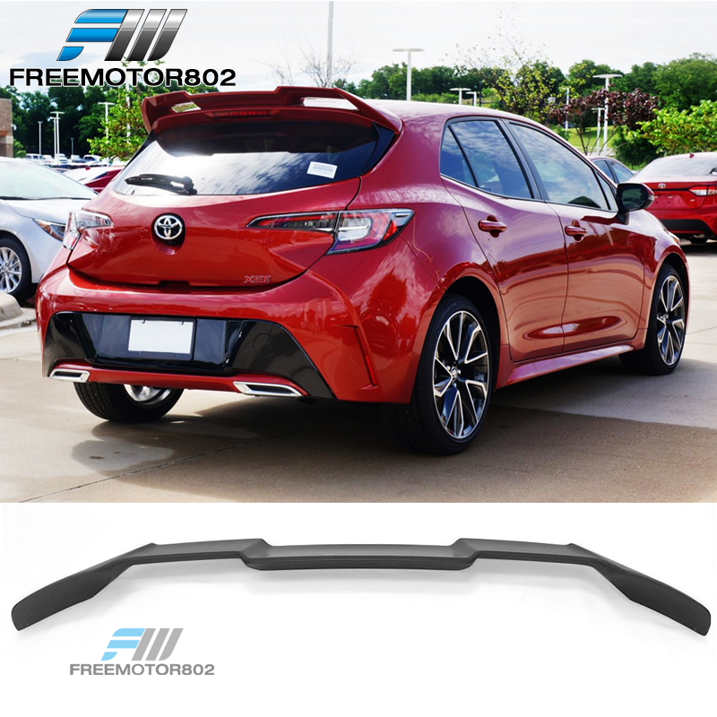Fits 19-20 Toyota Corolla 4DR Hatchback Roof Spoiler Wing Unpainted