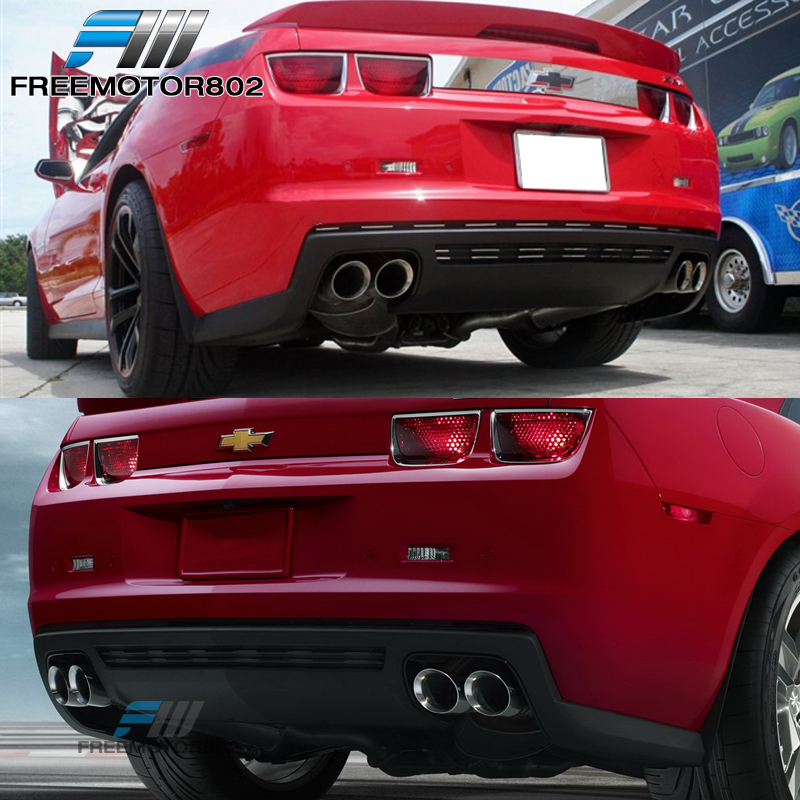 Fit 10-13 Chevy Camaro ZL1 Style Rear Diffuser Spoiler Lower Cover Unpainted PP