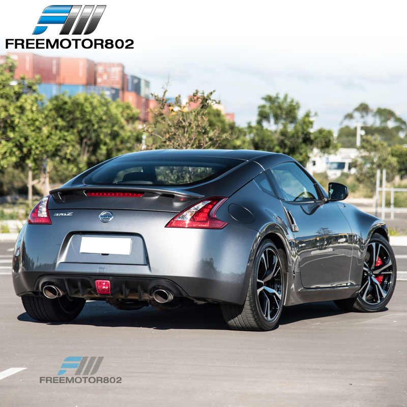 Fits 09-20 Nissan 370Z PP Rear Bumper Diffuser Lip Spoiler Cover 4