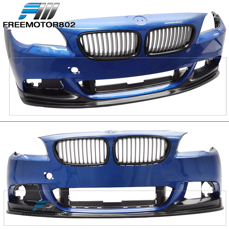 PU Fits 11-16 BMW F10 5 Series 3D Style M-Tech M Sport Only Front Bumper Lip