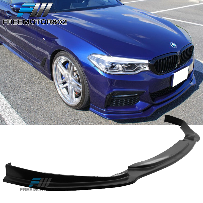 PU Fits 17-19 BMW G30 5 Series M-Tech M Sport Front Bumper Splitter