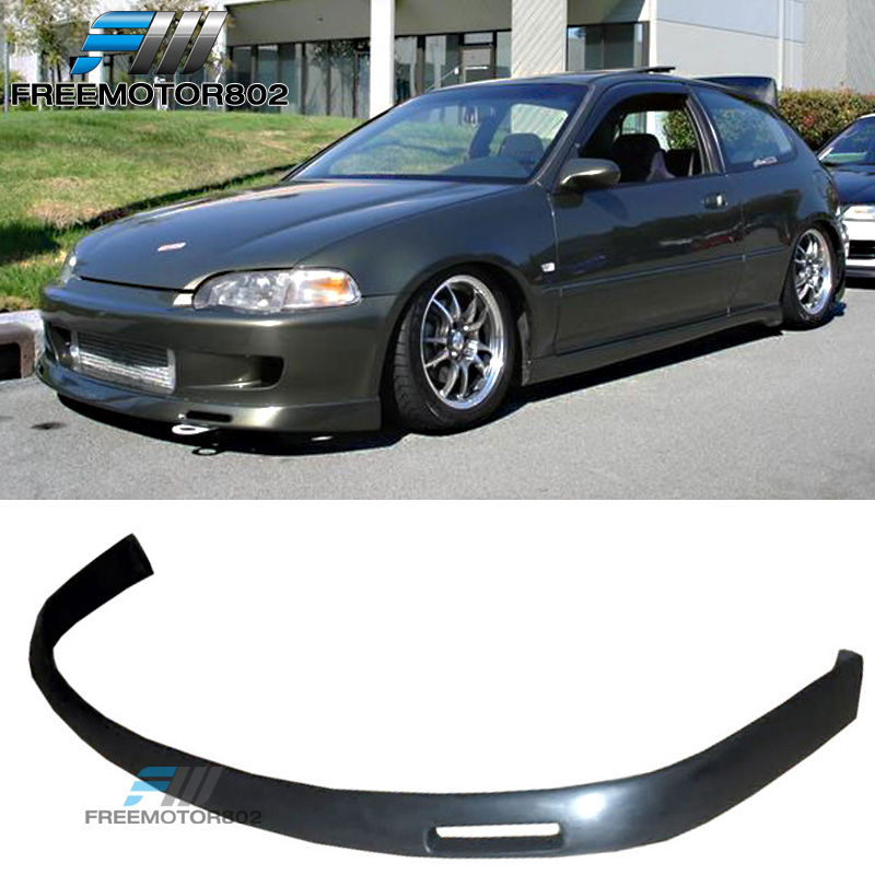 For 92-95 HONDA CIVIC EG Coupe 2Dr SPOON STYLE FRONT BUMPER LIP SPOILER URETHANE