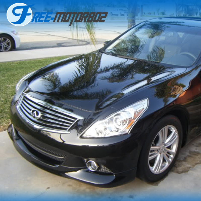Fits 1013 Infiniti G37 Sedan OE Style Front Bumper Lip Spoiler PU eBay