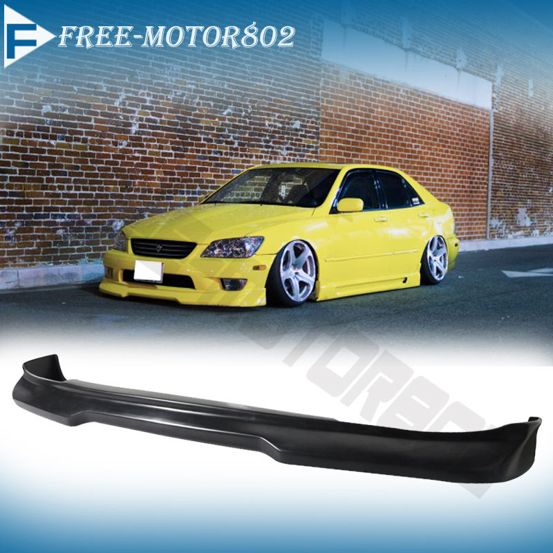 SASA] For 01-05 Lexus IS300 4dr Front Bumper Lip Spoiler + Rear