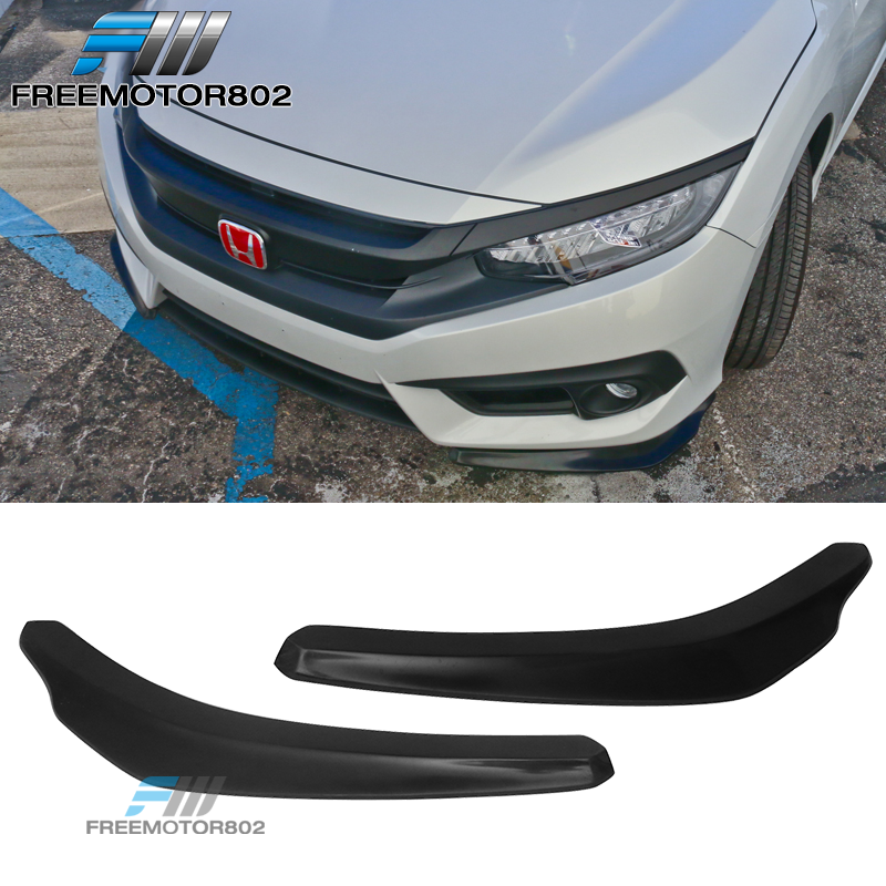 24x4 Ikon Style Universal Front Bumper Lip Splitter Add On 2 PC
