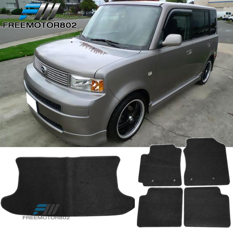 Fits 04 07 Scion Xb 4dr Black Nylon Floor Mats Carpets For All