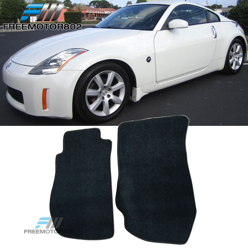 For 0309 Nissan 350Z 2Dr Nylon Floor Mats Black Carpets Set All