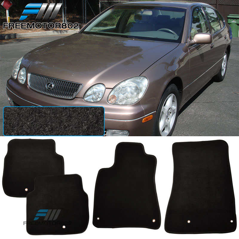 For 9805 Lexus GS300 GS400 GS430 Black Nylon Floor Mats Carpets 4pcs