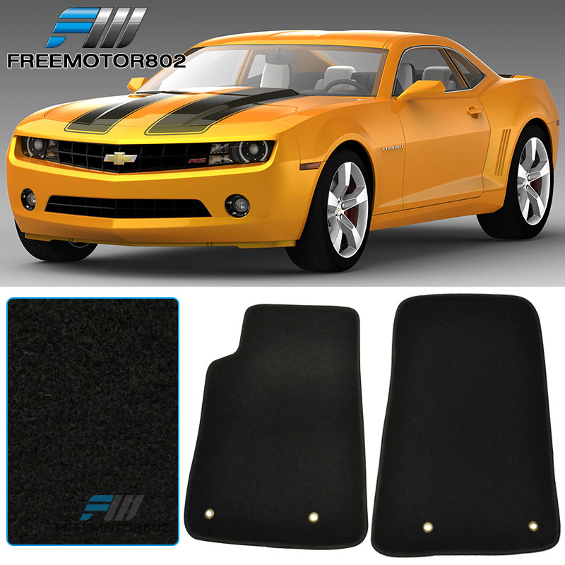 Fit 1015 Chevrolet Camaro 2Dr Nylon Floor Mats Carpets Nonskid Black