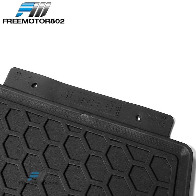 Fits 08-17 Mitsubishi Lancer Heavy Duty Latex Floor Mats Front